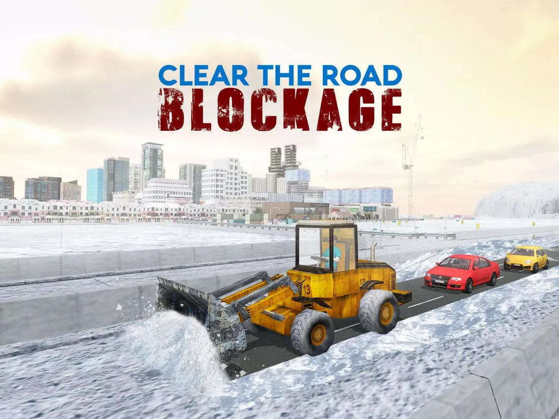 Скриншоты Winter Snow Plow Truck Simulator 3D – Real Excavator Crane Simulation Game iPad 